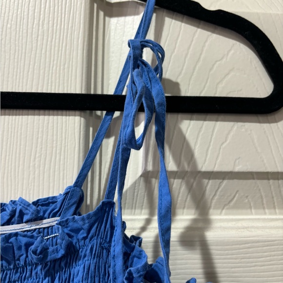 Pinch Blue Ruffle Mini Dress - Picture 6 of 8